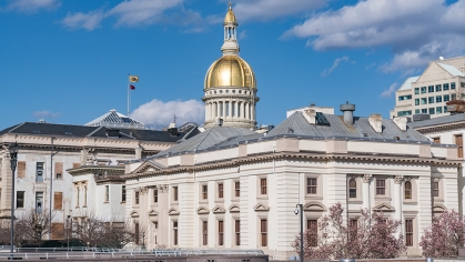 New Jersey Capitol Building in Trenton