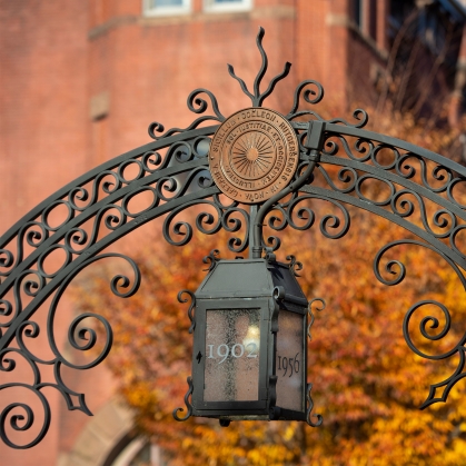 Gate at Winants Hall Rutgers New Brunswick